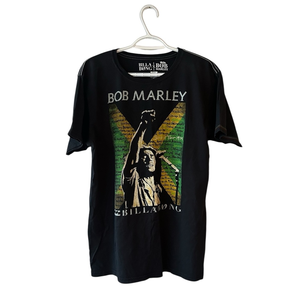 Bob Marley x Billabong Graphic Tee Size L